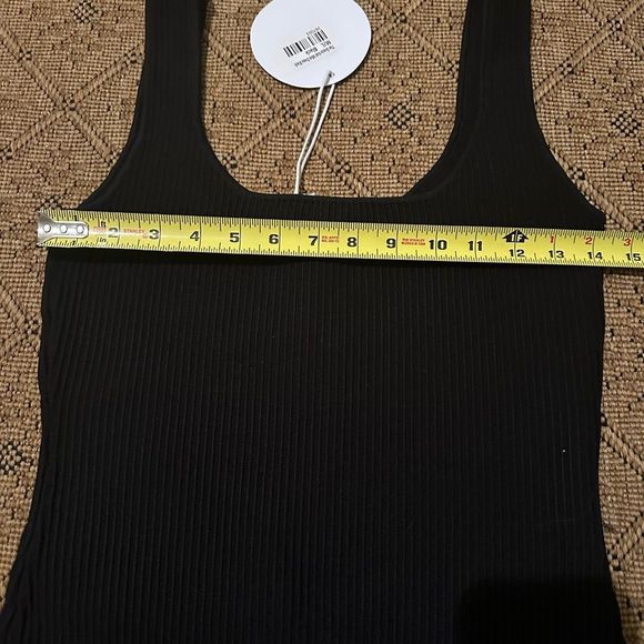 NET Princess Polly THE GRACIE KNIT MINI DRESS BLACK Bodycon Size M/L - Picture 5 of 8